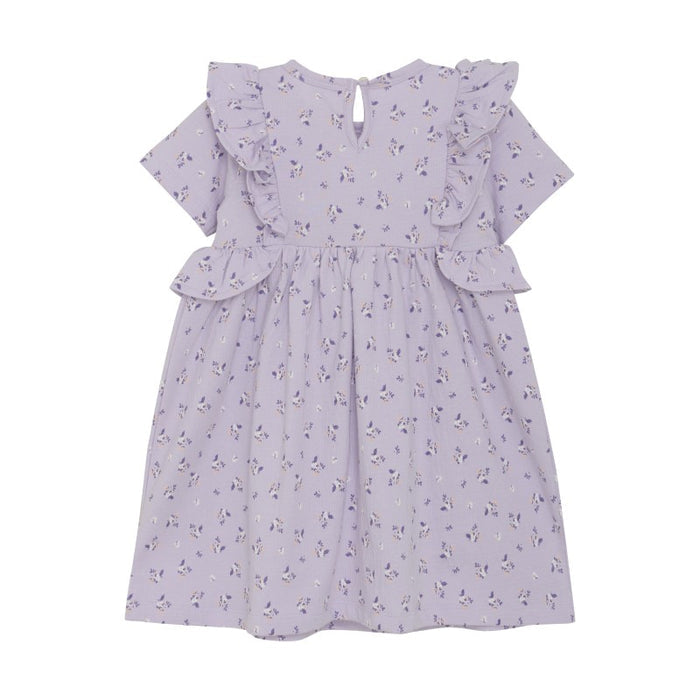 Orchid Petal Ruffle Dress