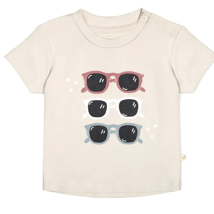 Organic Crew Neck Tee- Shades
