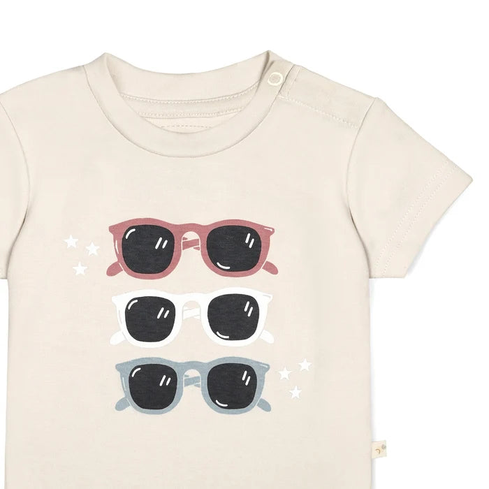 Organic Crew Neck Tee- Shades