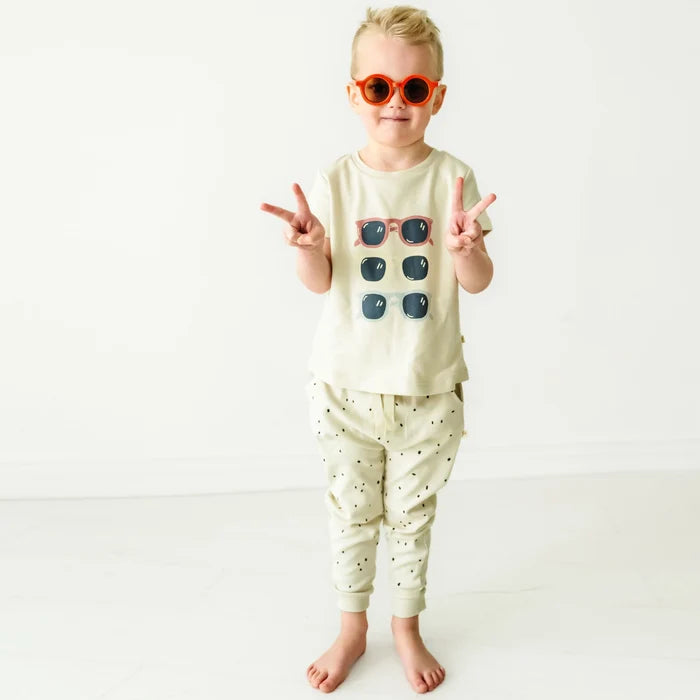 Organic Crew Neck Tee- Shades
