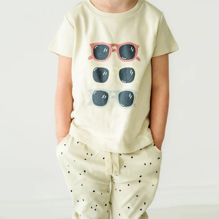 Organic Crew Neck Tee- Shades