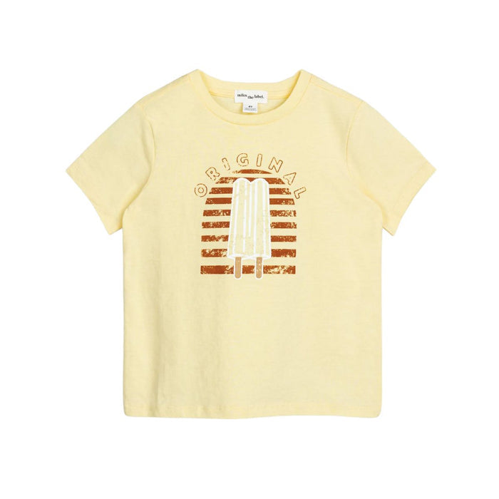 Original Pop Artwork on Vanilla Ground T-Shirt