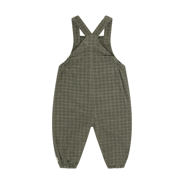 Patterned Corduroy Overalls- Beetle