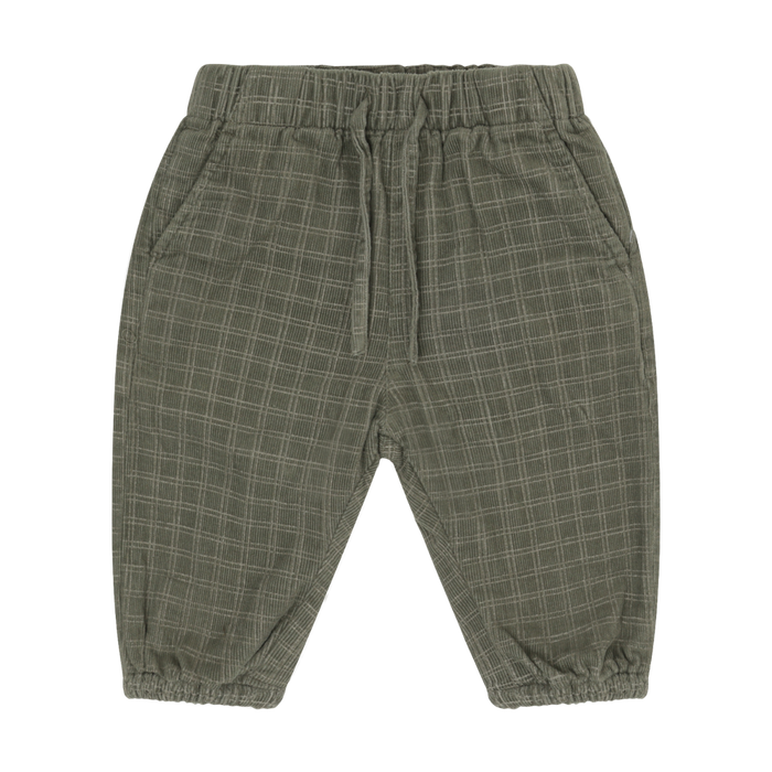 Patterned Corduroy Pants- Beetle