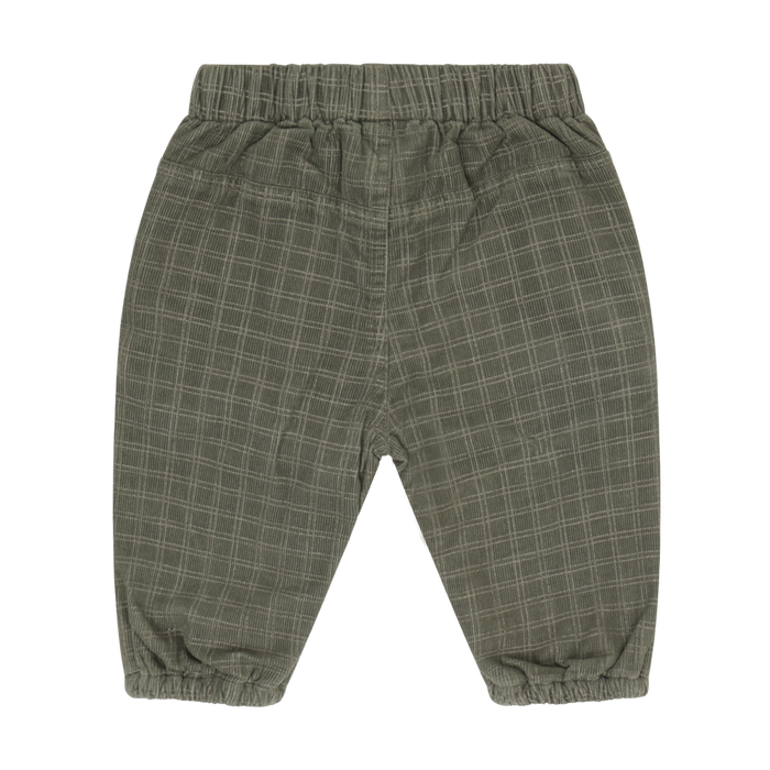 Patterned Corduroy Pants- Beetle