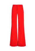 PAULETTE SLIM HIGH WAIST PANT - CHERRY