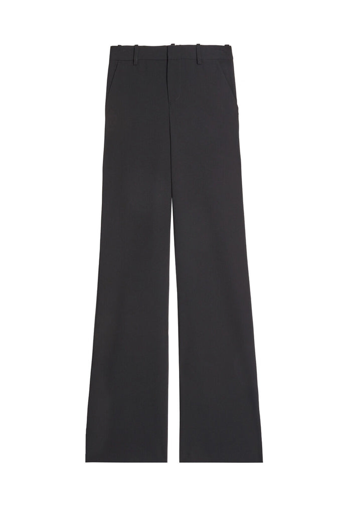 PAULETTE SLIM WB HW PANT - BLACK