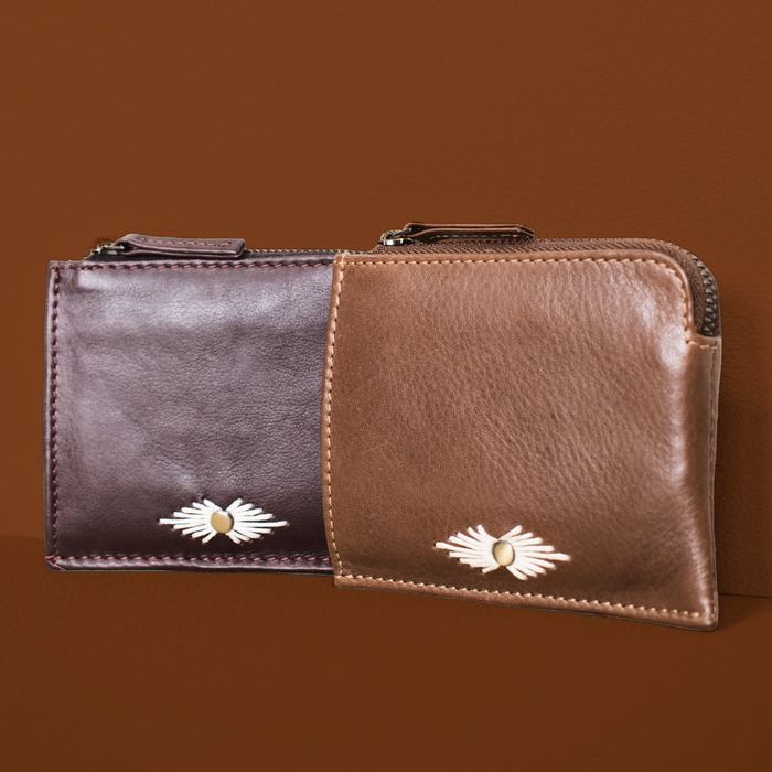 Paz Milled Leather Wallet