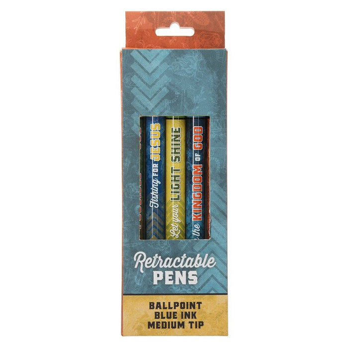 Pen Set 5pc Adventure With Jesus Ps. 16:11