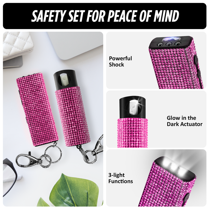 Pepper Spray And Stun Gun | Bling It On Combo