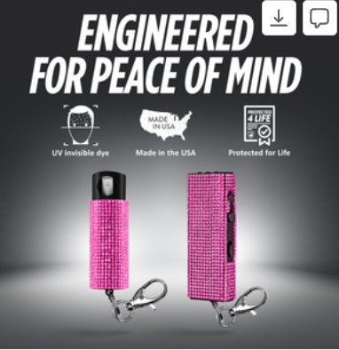 Pepper Spray And Stun Gun | Bling It On Combo