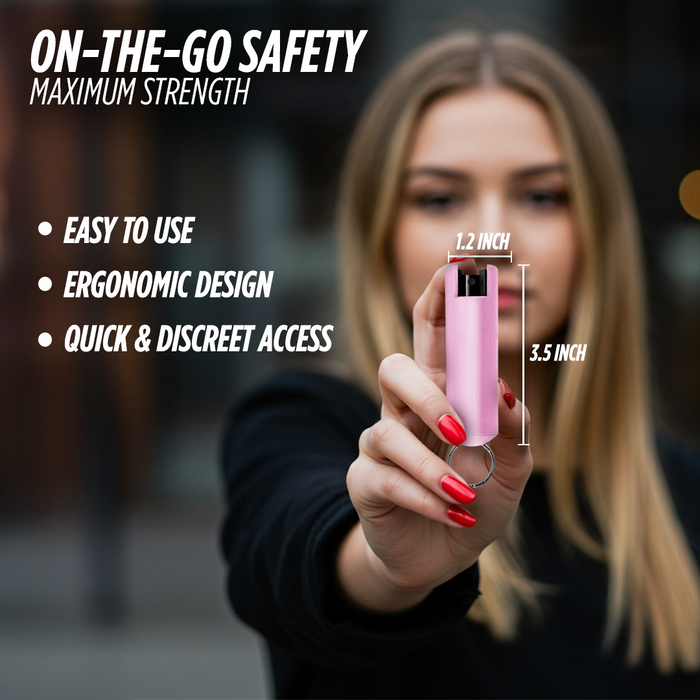 Pepper Spray Hard Case 2‑Pack with Belt Clip | Quick Action