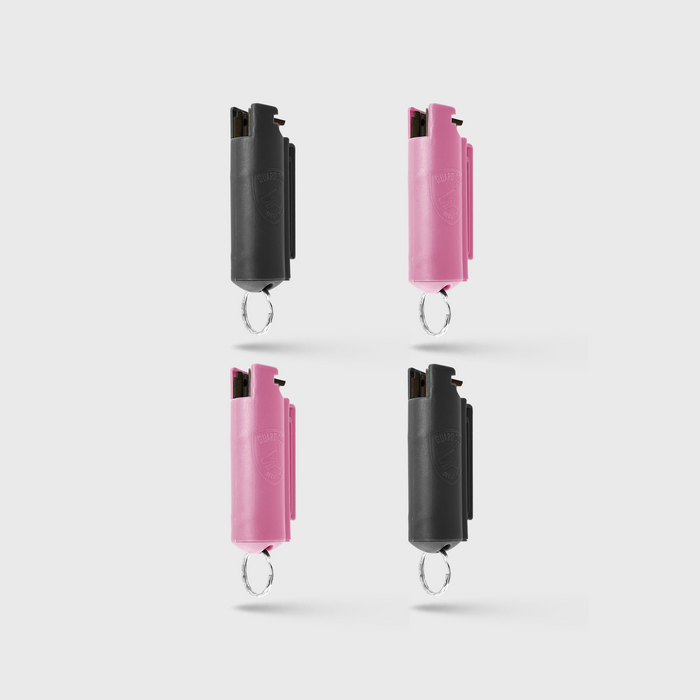 Pepper Spray Hard Case With Belt Clip – 4 Pack | Quick Action