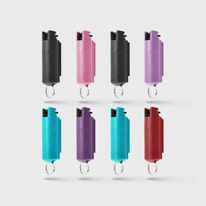 Pepper Spray Hard Case With Belt Clip – 8 Pack | Quick Action