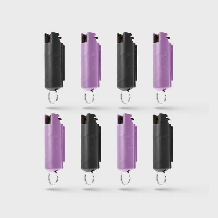 Pepper Spray Hard Case With Belt Clip – 8 Pack | Quick Action