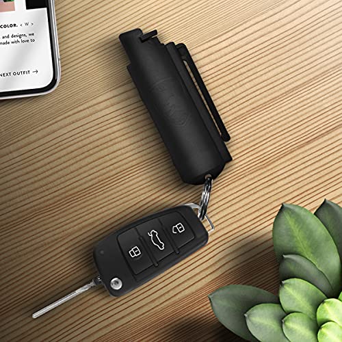 Quick Action - Keychain Pepper Spray with Belt Clip (8 Pack) - Pepper Spray