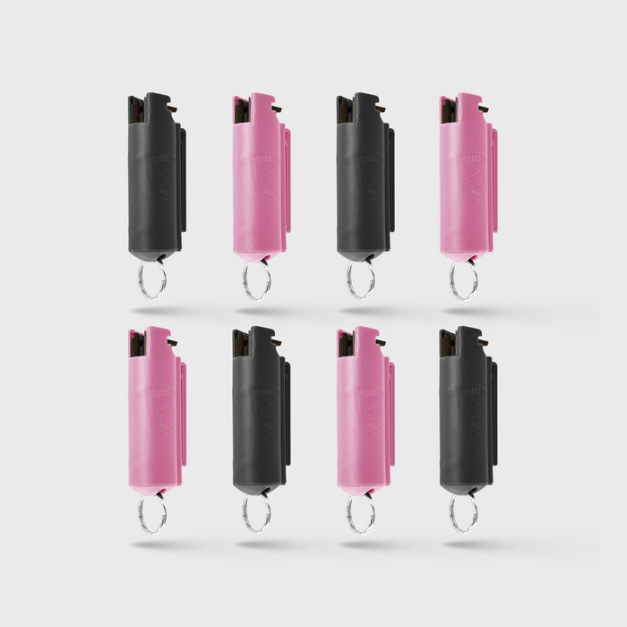 Pepper Spray Hard Case With Belt Clip – 8 Pack | Quick Action