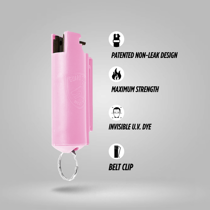 Pepper Spray Hard Case With Belt Clip – Keychain Ready | Quick Action
