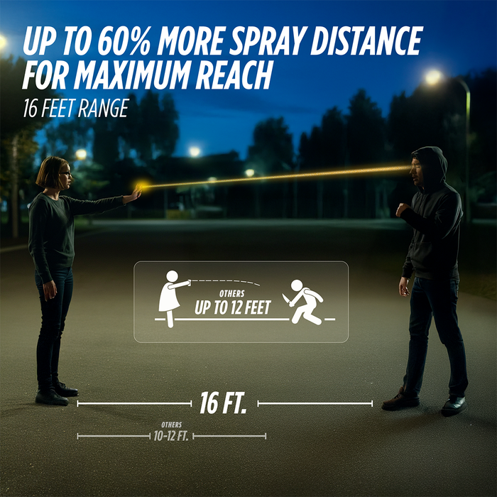 Pepper Spray With Laser Sight – Belt Clip And Keychain Ready | Accufire