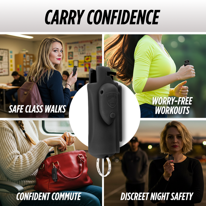 Pepper Spray With Laser Sight – Belt Clip And Keychain Ready | Accufire