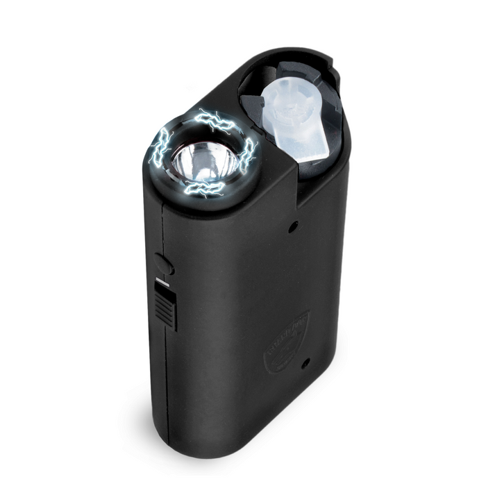 Pepper Spray With Stun Gun & Flashlight – Glow In The Dark Can | Olympian