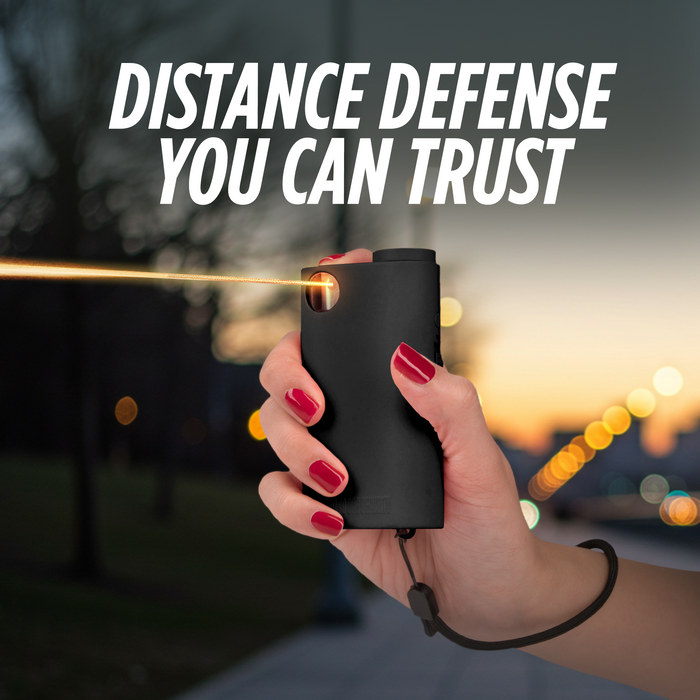 Pepper Spray With Stun Gun & Flashlight – Glow In The Dark Can | Olympian