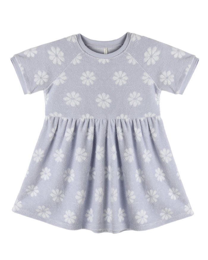 Periwinkle Daisy Raglan Dress