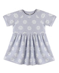 Periwinkle Daisy Raglan Dress