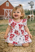 Piglets in Bloom Bamboo Infant Romper