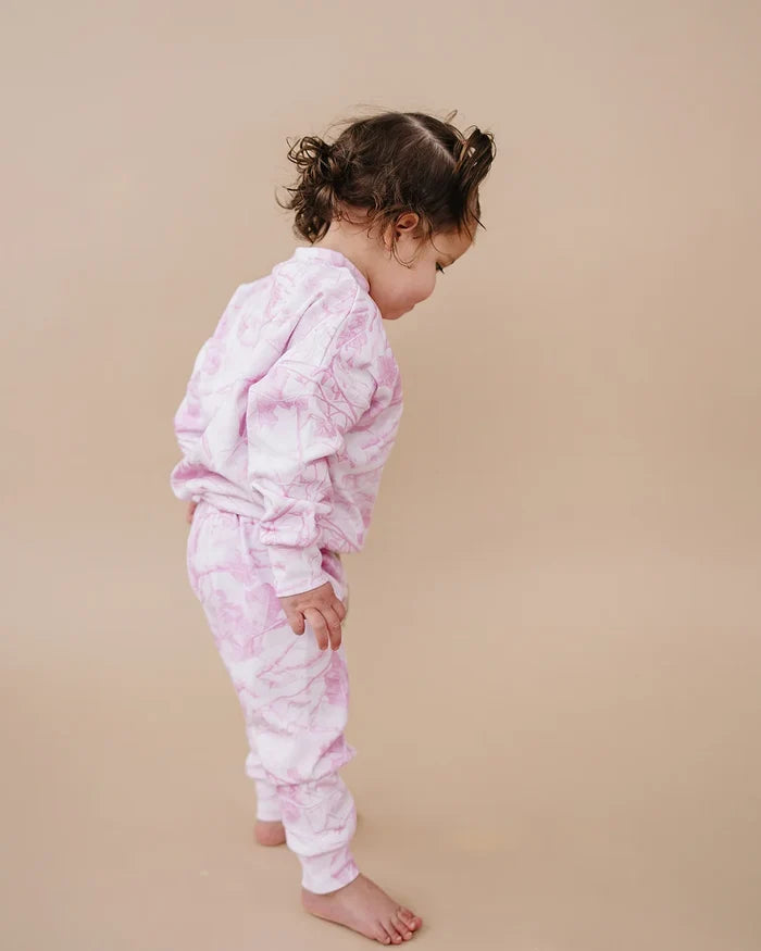 Pink Camo Jogger Set