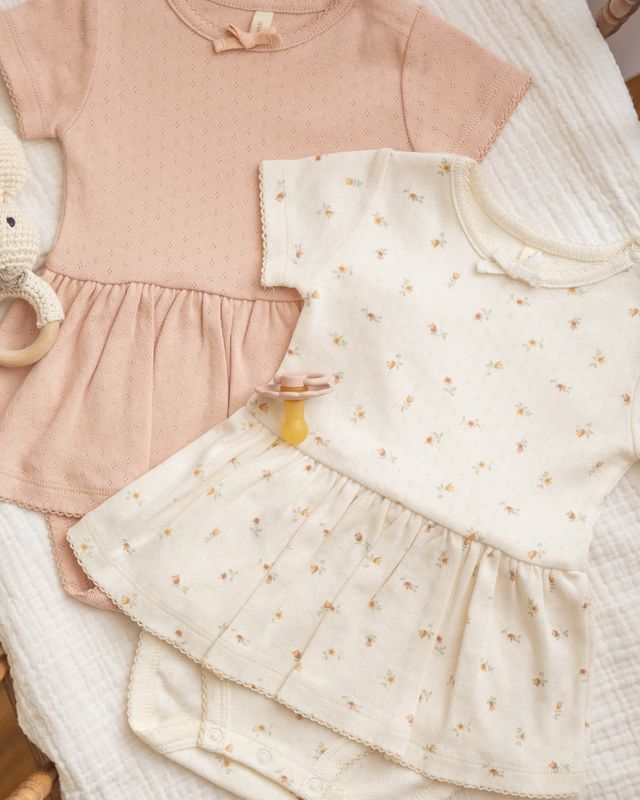 Pointelle Skirted Bodysuit Melon