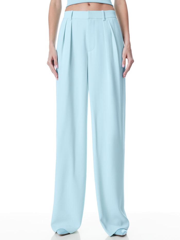 POMPEY HIGH WAISTED PLEATED PANTS - JULEP