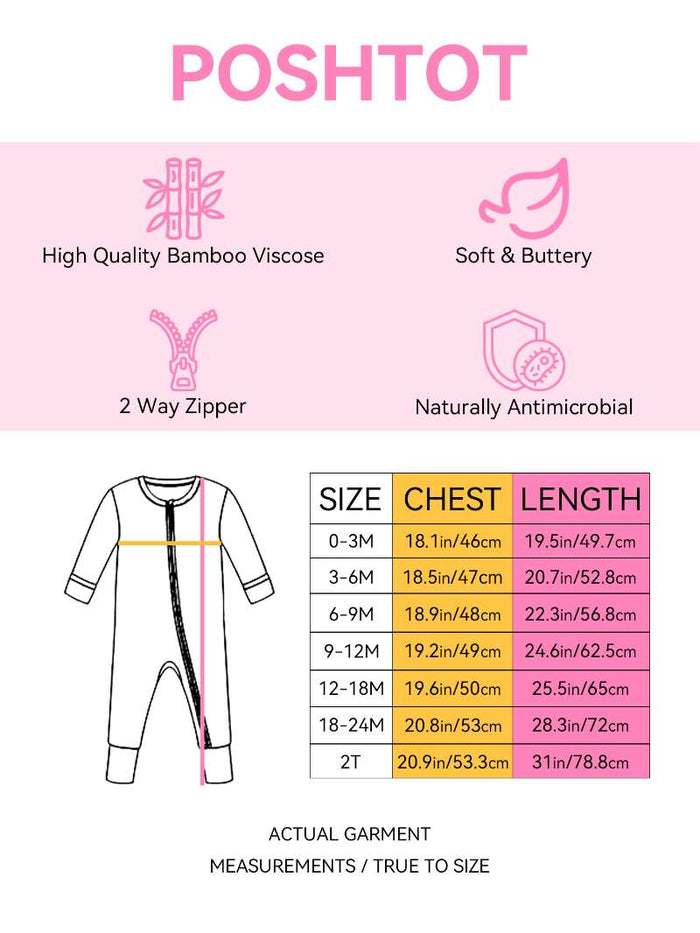 PoshTOT Lizards & Bugs Bamboo Baby Convertible Zippy Romper