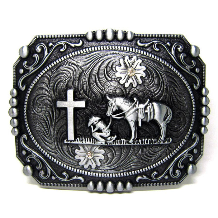 Praying Cowboy Belt Buckle 1790ATS