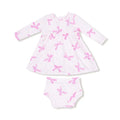 Pretty Bows Simple Dress & Bloomer