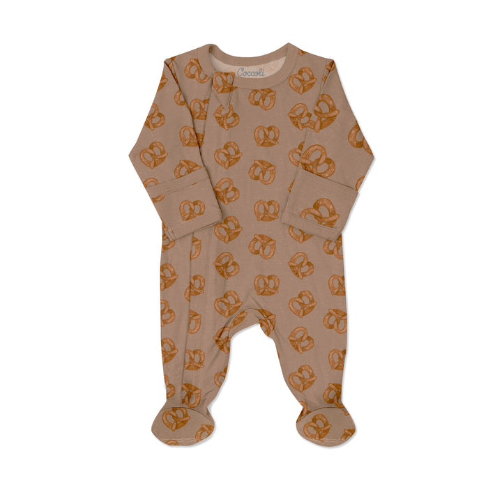 Pretzel Zippered Footie
