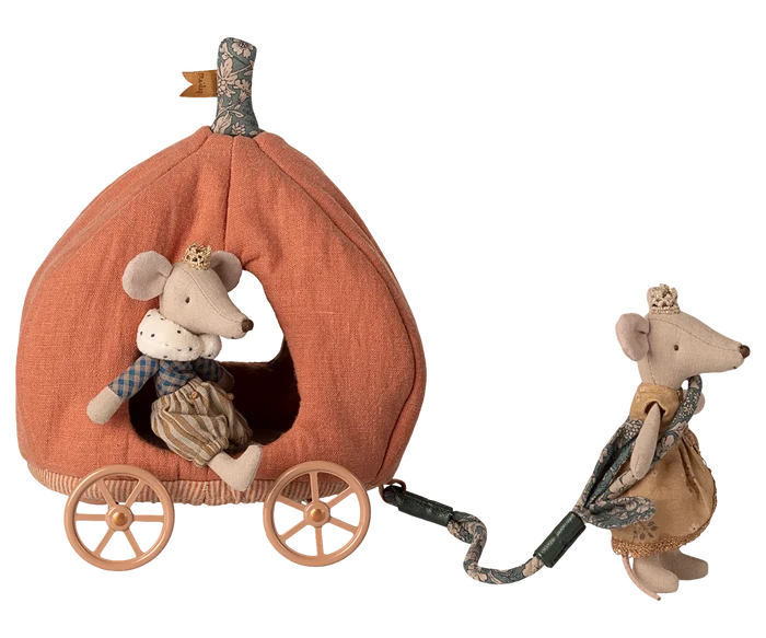 Pumpkin Carriage - Maileg Mouse