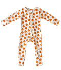 Pumpkin / Organic 2-Way Zip Romper