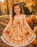 Pumpkin Patch Pooh Twirl Dress