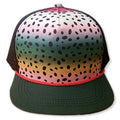 Rainbow Trout Skin Pattern Snapback Hat