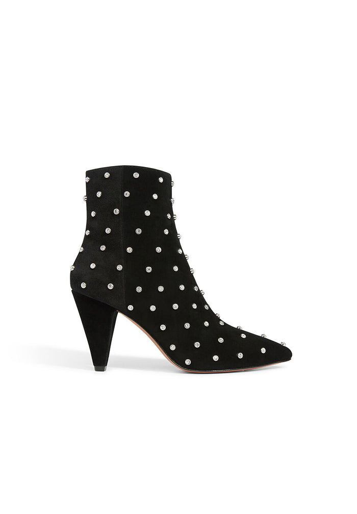 RAKEN CRYSTAL BOOTIE - BLACK