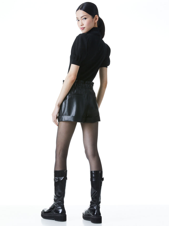 REAGAN VEGAN SHORT - BLACK