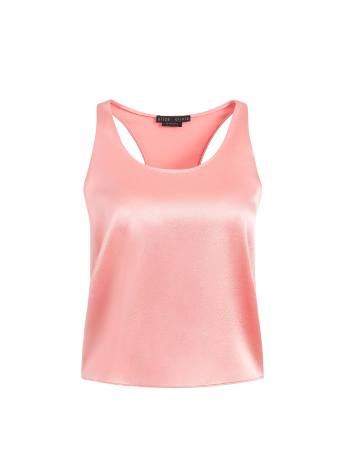 REIKO RACERBACK TANK - ROSE