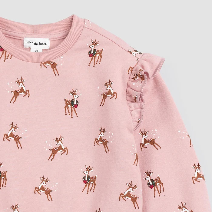 Reindeer Games Rose Jogger Set