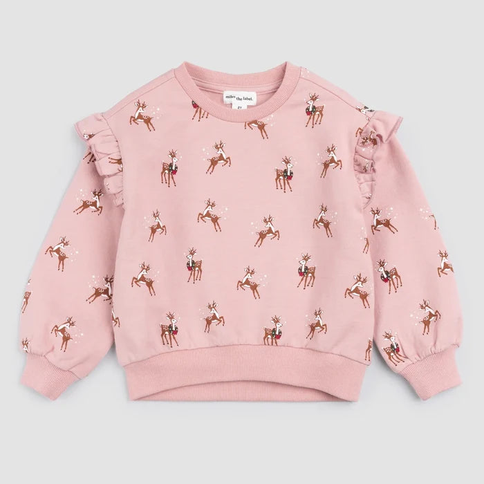 Reindeer Games Rose Jogger Set