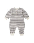 Relaxed Jumpsuit- Slate Stripe