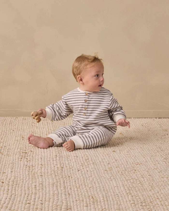 Relaxed Jumpsuit- Slate Stripe