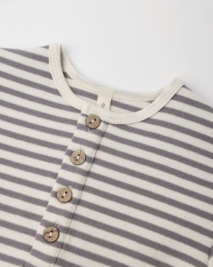 Relaxed Jumpsuit- Slate Stripe