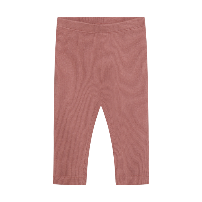 Ribbed Leggings- Burlwood