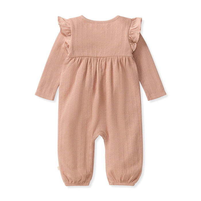 Ribbed Pointelle Jumpsuit